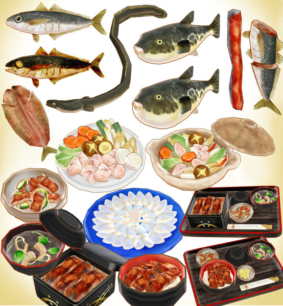 魚料理セットver2 0 キャベツ鉢 さんのイラスト ニコニコ静画 イラスト