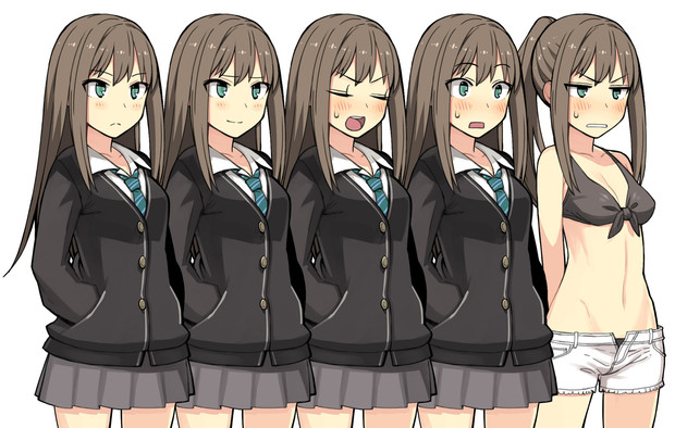 渋谷凛さんの立ち絵だよ 由 さんのイラスト ニコニコ静画 イラスト