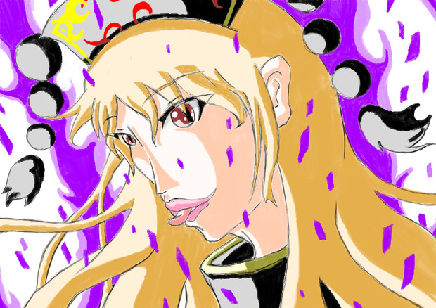 純狐5枚目 アリンナ 鬱霊夢 さんのイラスト ニコニコ静画 イラスト