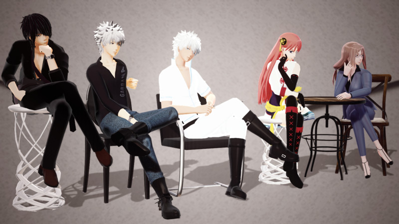 Mmd座りポーズ Nicosub静画