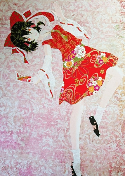 切り貼り絵 博麗 霊夢 ２ ニコニコ静画 イラスト