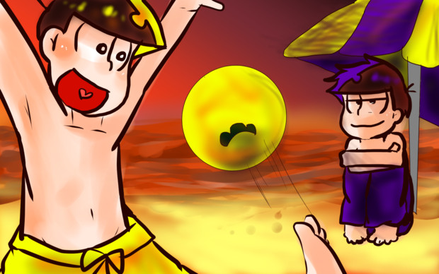 夏だ 海だ おそ松松り Summervacation たちばな さんのイラスト ニコニコ静画 イラスト