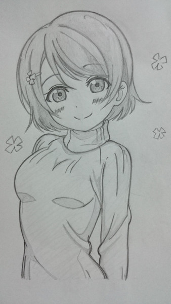 小泉花陽 模写 とむを さんのイラスト ニコニコ静画 イラスト