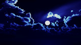 【MMDステージ配布】深い青色の夜 TB7【スカイドーム】