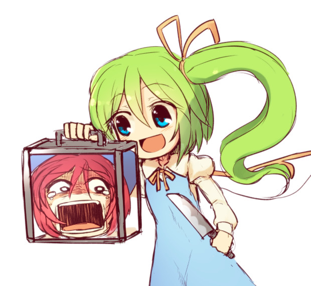 ご飯時に赤蛮奇ちゃんを見つけた大ちゃん クレセント さんのイラスト ニコニコ静画 イラスト