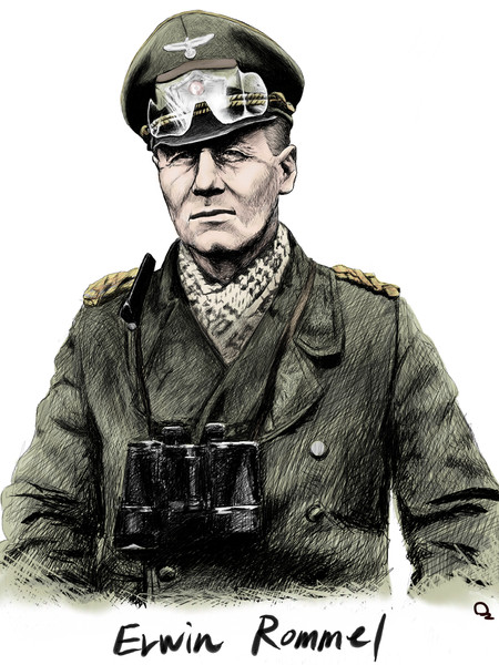 Erwin Rommel 模写