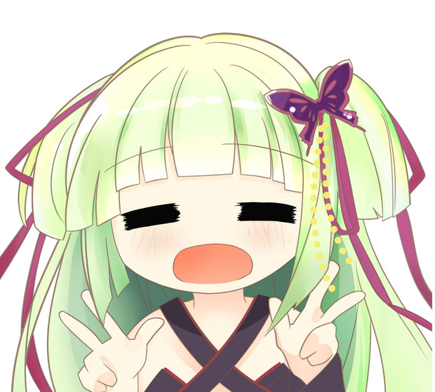 アホ顔ダブルピースムラサメちゃん あさひ さんのイラスト ニコニコ静画 イラスト
