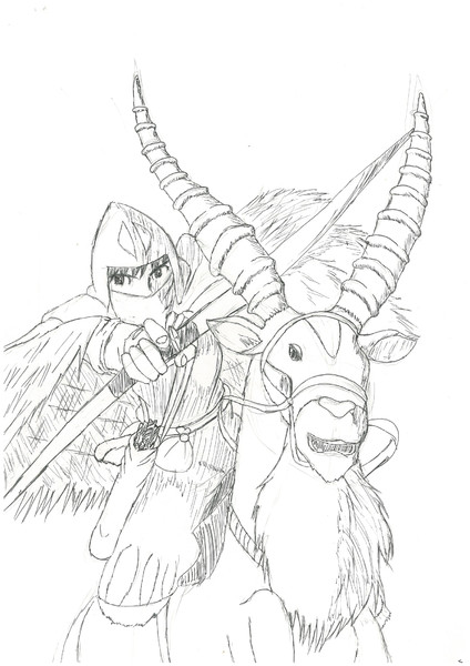 ニコニコジブリ実況 アシタカ 甘宮ソラ さんのイラスト ニコニコ静画 イラスト