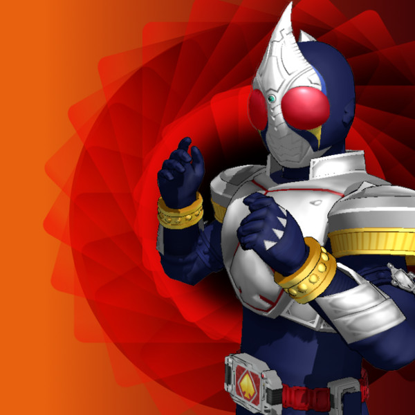 Mmd Round Zero ジャケット再現ポーズ 背景配布 仮面ライダー剣 Okisu さんのイラスト ニコニコ静画 イラスト