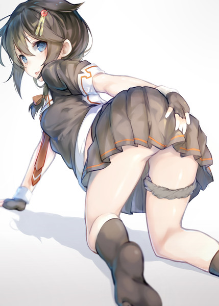 四つん這い ニコニコ静画 イラスト