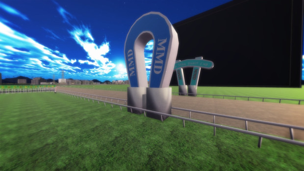 Mmd風景画祭 空と 芝の あいだに Soraki T さんのイラスト ニコニコ静画 イラスト