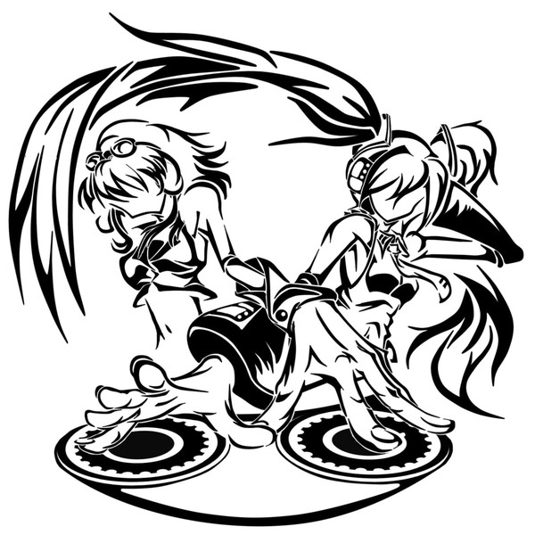 ミク グミでトライバル風 ｔｈｅ禅 さんのイラスト ニコニコ静画 イラスト