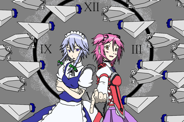 時止めナイフ オバケ さんのイラスト ニコニコ静画 イラスト
