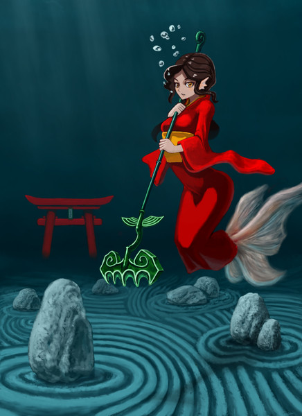 湖庭の枯山水 枯れてない ひんじゃくごりら さんのイラスト ニコニコ静画 イラスト