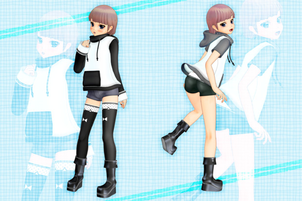 Mmd ショタjdver1 02 モデル配布 あさぬ さんのイラスト ニコニコ静画 イラスト