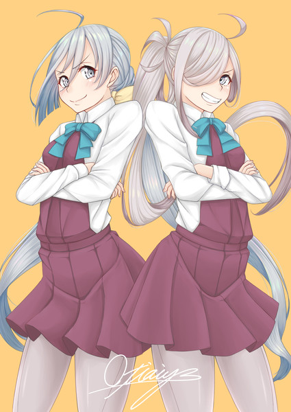 清霜と朝霜 落合雅 さんのイラスト ニコニコ静画 イラスト