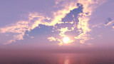 【MMDステージ配布】浅い紅色の夕空 TE3【スカイドーム】