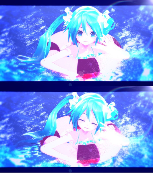 ｍｍｄ海と浮き輪 1234ruru さんのイラスト ニコニコ静画 イラスト