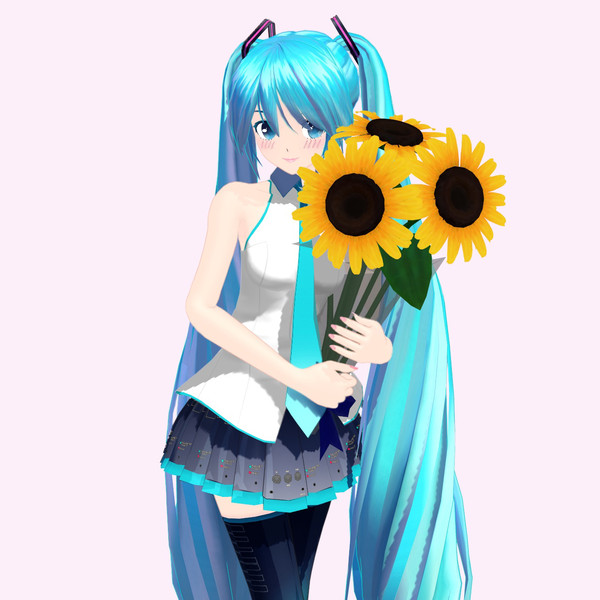 初音ミク生誕ひまわりレー はとぴょん さんのイラスト ニコニコ静画 イラスト