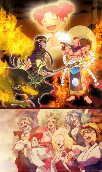 天界大一番うめ香場所 矛と盾 さんのイラスト ニコニコ静画 イラスト