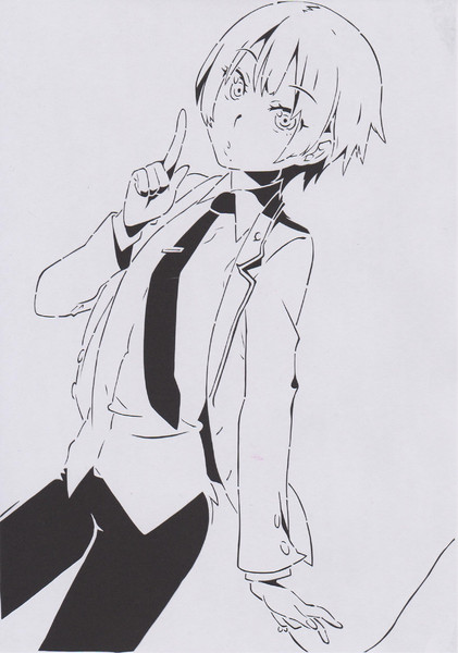 切り絵 鈴白瑞樹 ボクガール Mame 切り絵師 笑 さんのイラスト ニコニコ静画 イラスト