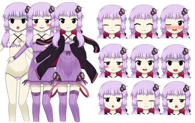 Zun絵風結月ゆかり立ち絵 まぺん さんのイラスト ニコニコ静画 イラスト