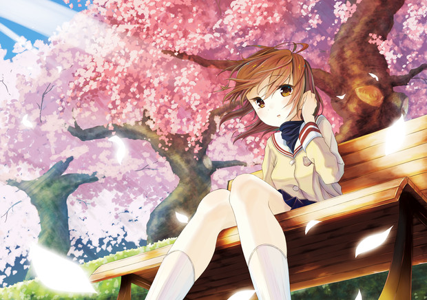 桜並木にて さなだゆう さんのイラスト ニコニコ静画 イラスト