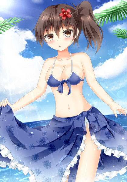 特価品セ 水着加賀さん ニコニコ静画(イラスト) - さんのイラスト ゆらすく / イラスト
