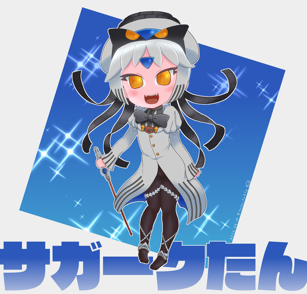 擬人化サガークたん Cdrw さんのイラスト ニコニコ静画 イラスト