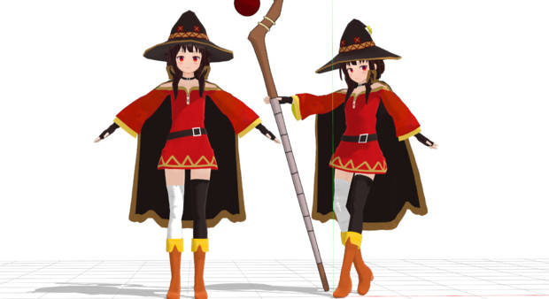 Mmd めぐみん 作り始めてみた6 Oku さんのイラスト ニコニコ静画 イラスト