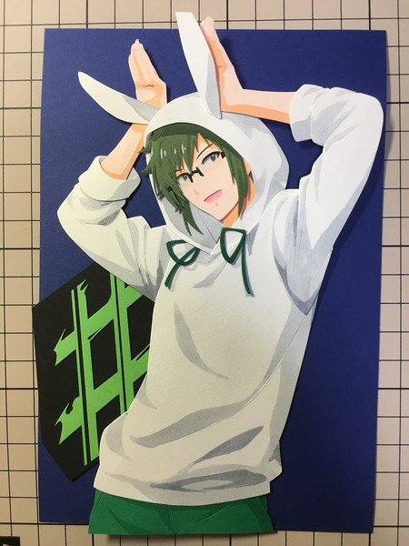 切り絵 アイドリッシュセブン 二階堂大和 はるねこ さんのイラスト ニコニコ静画 イラスト
