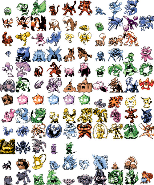 ポケモン 初代風サンムーン新ポケドットまとめ ドット絵 邪猫 さんのイラスト ニコニコ静画 イラスト