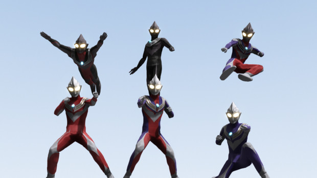 ウルトラマンティガ【MMDモデル配布あり】