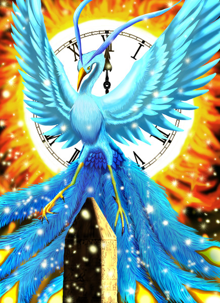 始まりの不死鳥ベヌー ニコニコ静画 イラスト