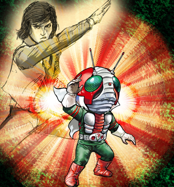 仮面ライダーv3 ニコニコ静画 イラスト
