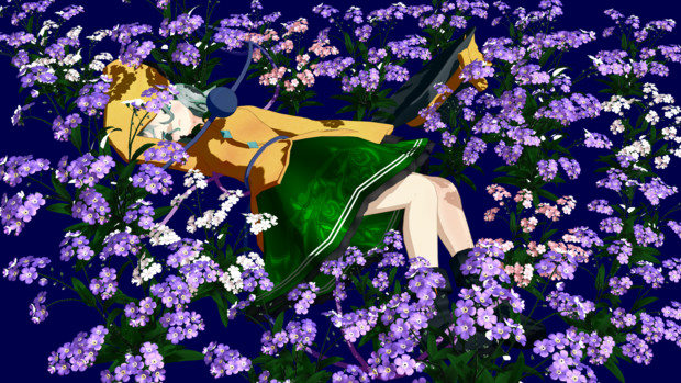幻想花祭 こいしの世界 勿忘草ver 枚姫 さんのイラスト ニコニコ静画 イラスト