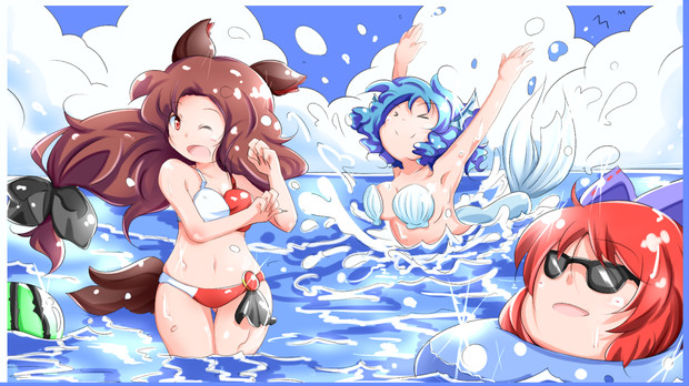 草の根妖怪ネットワークの夏休み きくらげ さんのイラスト ニコニコ静画 イラスト