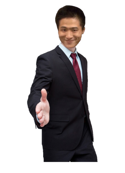 笑顔で握手を求めるおじさん Png シュラ 波座間 さんのイラスト ニコニコ静画 イラスト