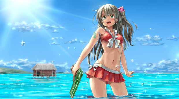 92a1 水鉄砲 もーがん さんのイラスト ニコニコ静画 イラスト