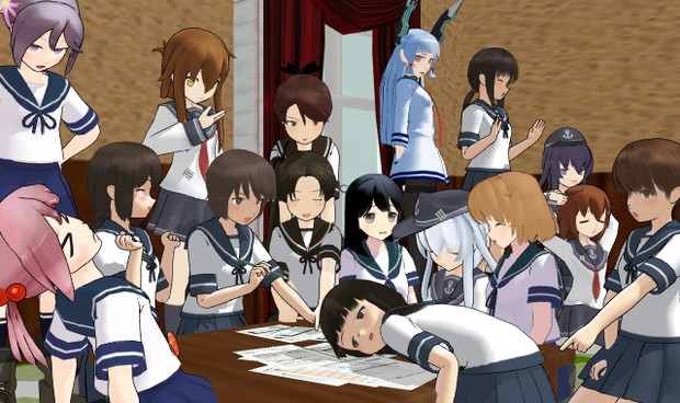 特型駆逐艦ズと夏休みの課題 スパロウ さんのイラスト ニコニコ静画 イラスト