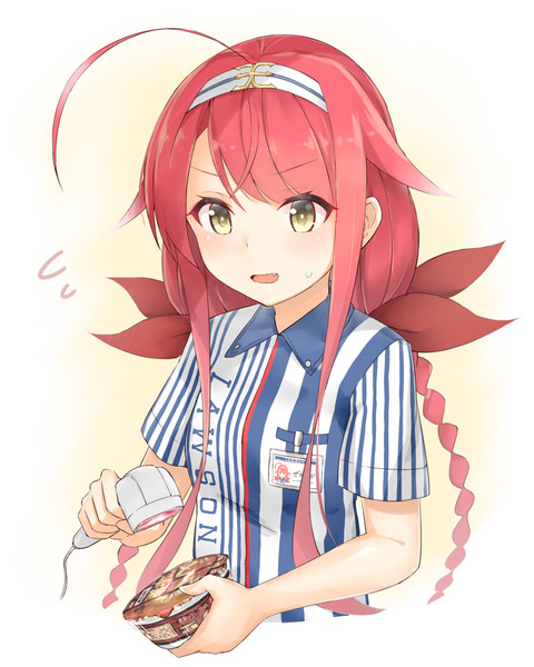 ローソンの新人アルバイト江風ちゃん あずひら さんのイラスト ニコニコ静画 イラスト
