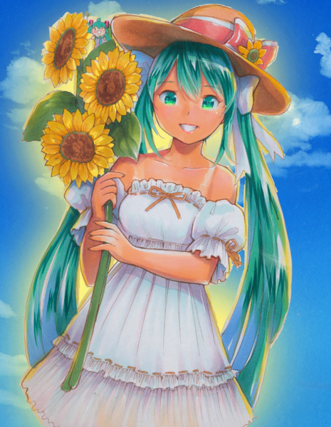9th誕生日 初音ミクさんハッピーバースデー Mayoriyo さんのイラスト ニコニコ静画 イラスト