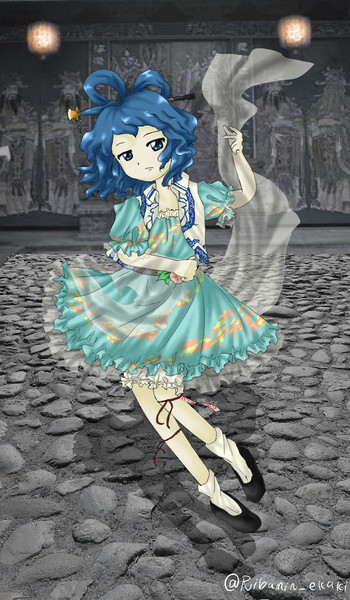 Zun絵風 霍 青娥 ニコニコ静画 イラスト