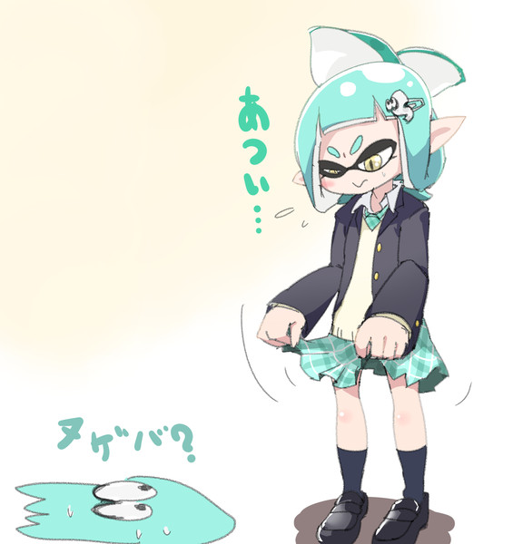 制服イカ ざきなれ さんのイラスト ニコニコ静画 イラスト