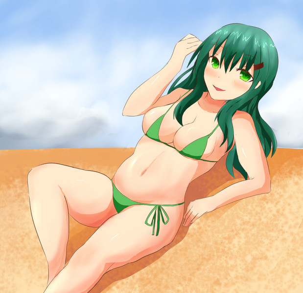 鈴谷の水着絵 くじも さんのイラスト ニコニコ静画 イラスト