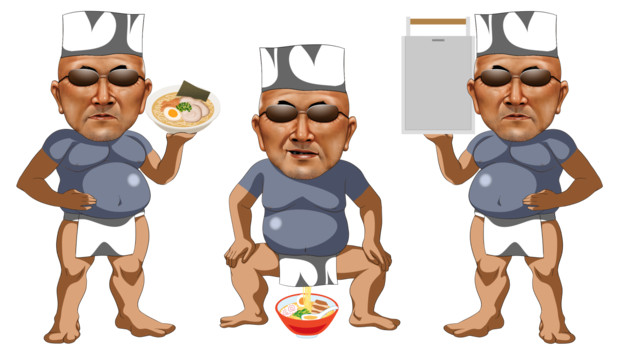 変態糞ラーメン三銃士 いんでっていう さんのイラスト ニコニコ静画 イラスト