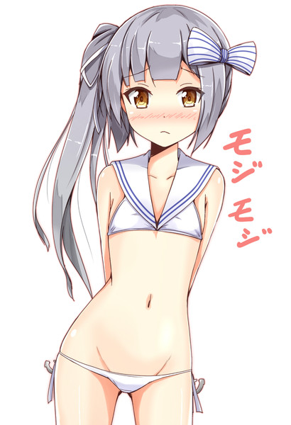 例のエロかわ水着を着せられた霞ちゃん 相川りょう さんのイラスト ニコニコ静画 イラスト