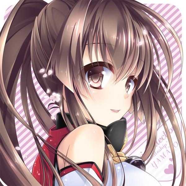 Kancolleフリーアイコン 大和 真雛あきこ さんのイラスト ニコニコ静画 イラスト