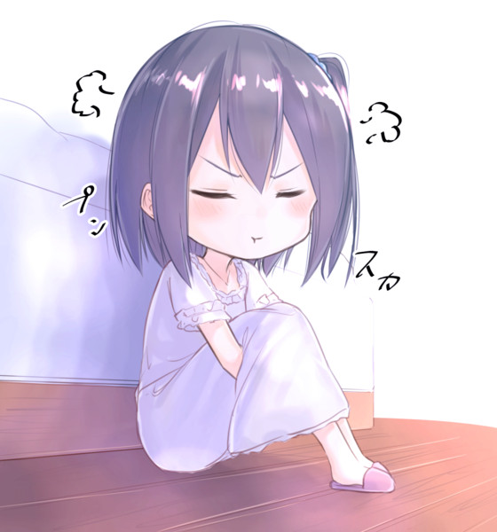 起きてくれないからいじけるしずく 雪あられ さんのイラスト ニコニコ静画 イラスト