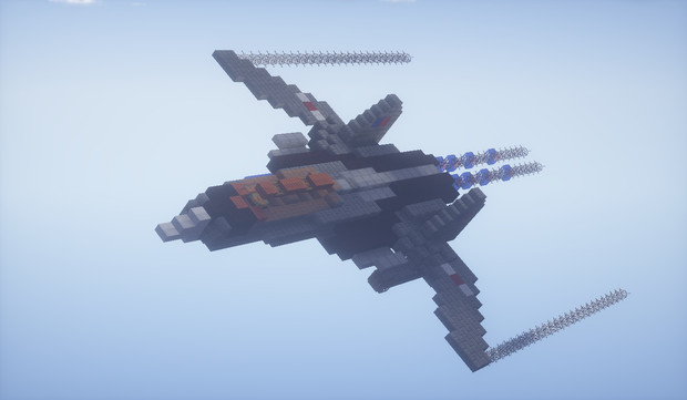 Minecraft軍事部 F 19 Valkyrie ヤナザキ01 さんのイラスト ニコニコ静画 イラスト